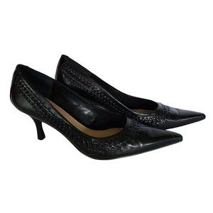 NINE WEST Black "Nilesh" Pointed Toe Heels 8.5